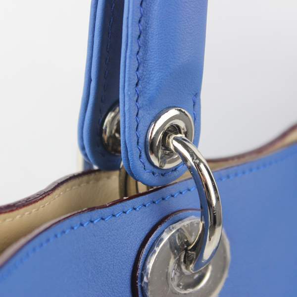 2012 New Arrival Christian Dior Diorissimo Original Leather Bag - 44373 Blue - Click Image to Close